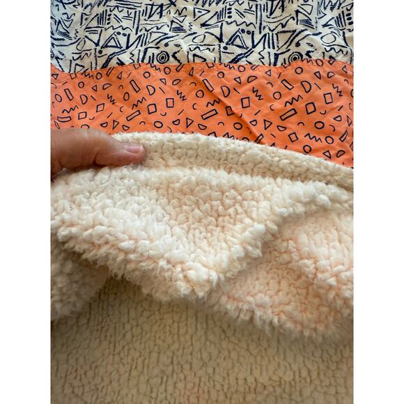 Chubbies Wanderers Club Pullover Reversible Sherpa Jacket XXL Men's Retro VTG - Picture 3 of 6